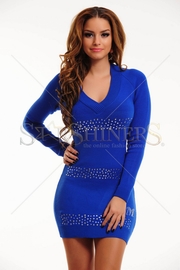 rochie albastra ieftina